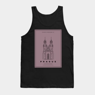 Prague Minimal Poster Tank Top